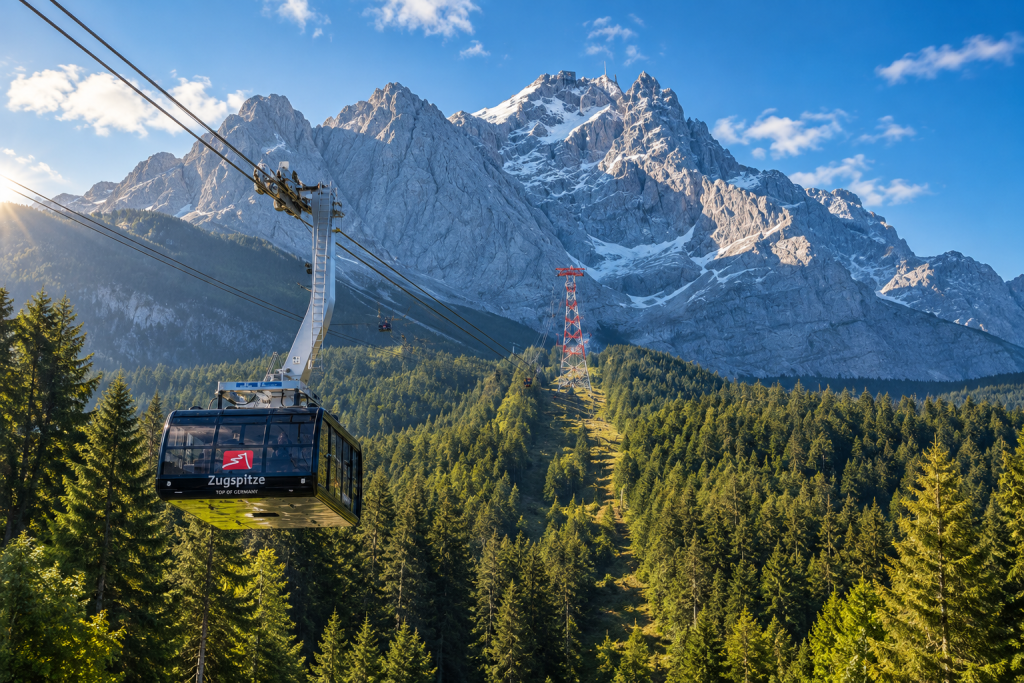 der Höchste Berg in Deutschland die Zugspitze